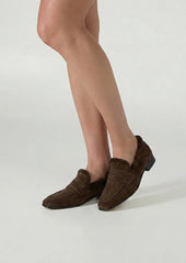 Gloria Espresso Suede/Shearling