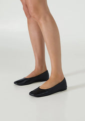 Celeste Black Nappa
