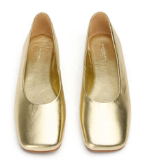 Celeste Gold Nappa Metallic