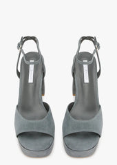 Freya Steel Suede