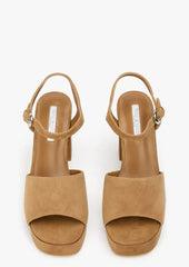 Farrah Taupe Suede