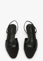 Pixie Black Nappa/Black Grosgrain