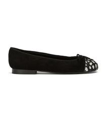 Robyn Black Suede/Black Speckle