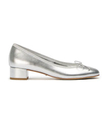 Maddi Silver Nappa Metallic