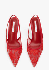 Noni Red Brocade