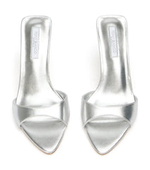 Hallie Silver Nappa Metallic