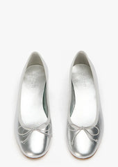 Maddi Silver Nappa Metallic
