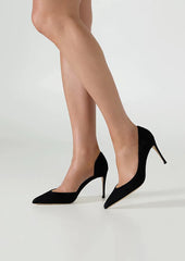 Paris Black Suede