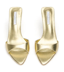 Hallie Gold Nappa Metallic