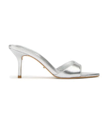 Hallie Silver Nappa Metallic