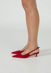 Crush Scarlet Suede