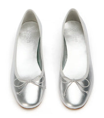 Maddi Silver Nappa Metallic