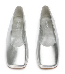 Celeste Silver Nappa Metallic