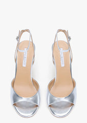 Violet Silver Nappa Metallic