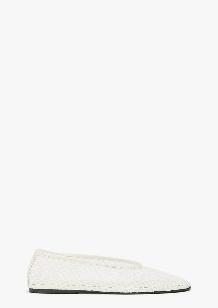 Mazey White Mesh