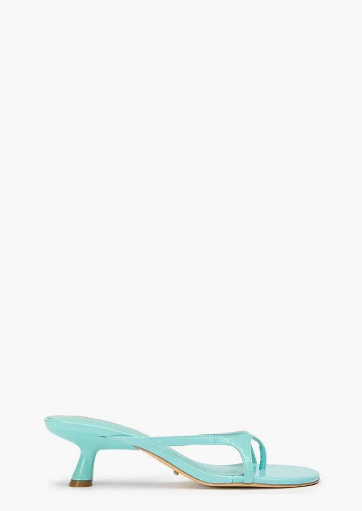 Kassy Turquoise Nappa Patent