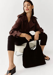 Mily Black Suede