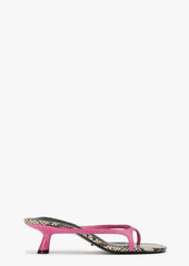 Kassy Fuchsia/Ecru Snake