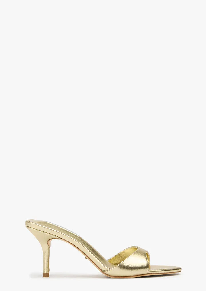 Hallie Gold Nappa Metallic