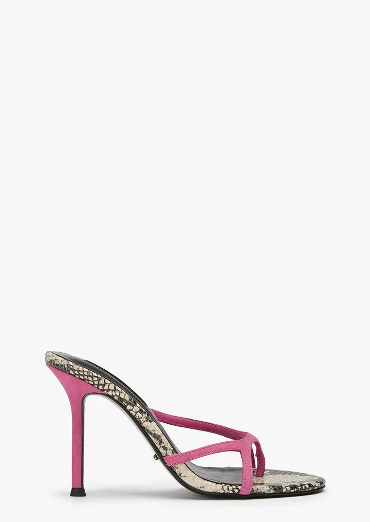 Dima Fuchsia/Ecru Snake