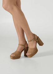 Farrah Taupe Suede