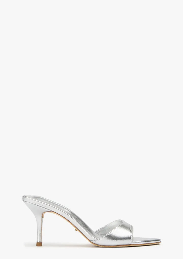 Hallie Silver Nappa Metallic