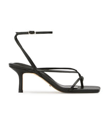 Avi Black Nappa Heels
