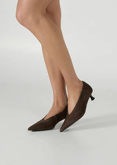 Cherry Espresso Suede
