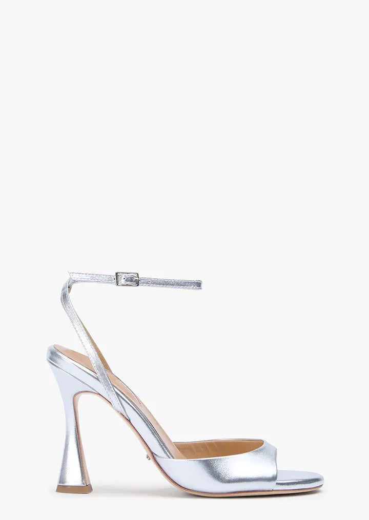 Violet Silver Nappa Metallic