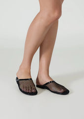 Minaj Black Mesh/Patent
