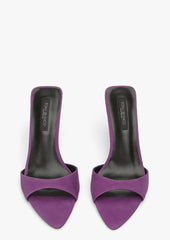 Hallie Purple Nubuck