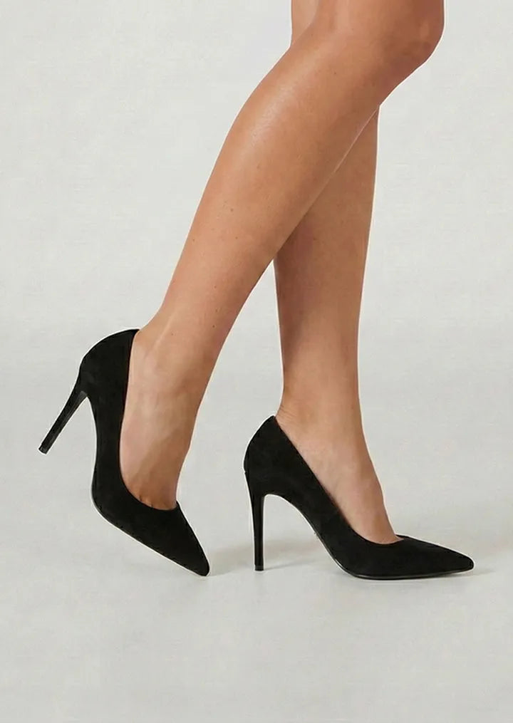 Anja Black Suede