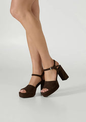 Farrah Espresso Suede