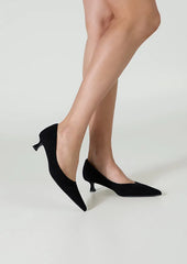 Cameo Black Suede